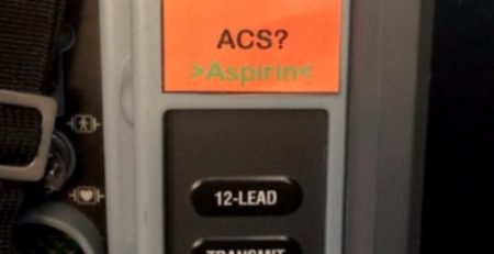Cardiac Monitor with Aspirin prompt